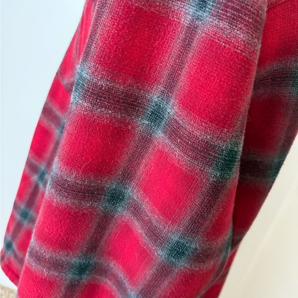 The American Outdoorsman Flannel Sherpa Lined Jacket Red Men’s XL chore coat - Picture 7 of 13